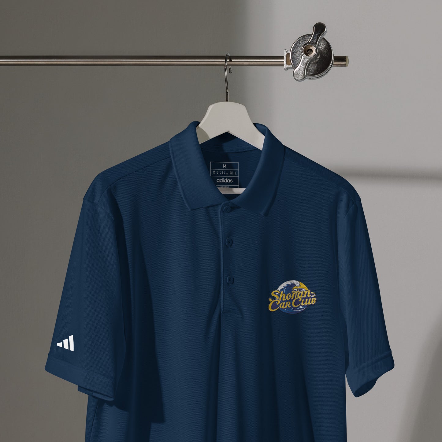 S.C.C. x adidasスポーツポロシャツ