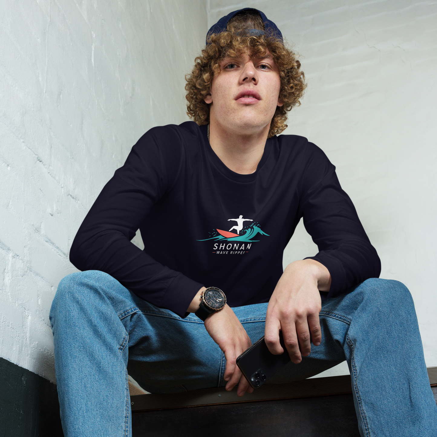 Wave Ripper Long Sleeve - ユニセックス長袖Tシャツ